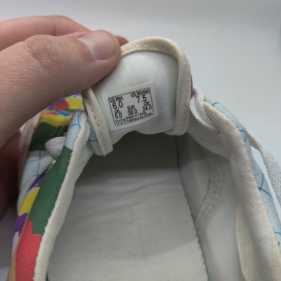 Vans Era X Save Our Planet World Map Men Sz 6 Women 7.5 Skate Shoe Sneaker READ - Picture 5 of 6